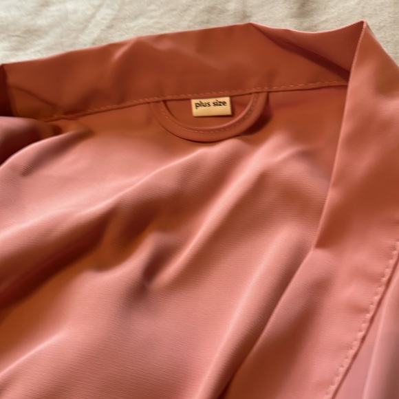 Ruffle Satin Bridesmaid Robe - Picture 3 of 3